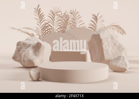 Product presentation scene 3d rendering Stock Photo - Alamy