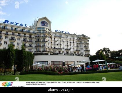 GOLF - EVIAN MASTERS 2007 - EVIAN MASTERS GOLF CLUB - 26-29/07/2007 - PHOTO : OLIVIER GAUTHIER / DPPI GALA HOTEL ROYAL - 28/07/07 Stock Photo