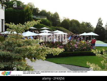 GOLF - EVIAN MASTERS 2007 - EVIAN MASTERS GOLF CLUB - 26-29/07/2007 - PHOTO : OLIVIER GAUTHIER / DPPI GALA HOTEL ROYAL - 28/07/07 Stock Photo