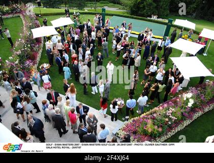 GOLF - EVIAN MASTERS 2007 - EVIAN MASTERS GOLF CLUB - 26-29/07/2007 - PHOTO : OLIVIER GAUTHIER / DPPI GALA HOTEL ROYAL - 28/07/07 Stock Photo