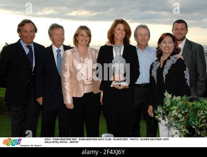 GOLF - EVIAN MASTERS 2007 - EVIAN MASTERS GOLF CLUB - 26-29/07/2007 - PHOTO : OLIVIER GAUTHIER / DPPI GALA HOTEL ROYAL - 28/07/07 Stock Photo