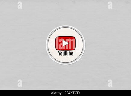 Youtube, Youtube Icon, 3d Render Photo Stock Photo - Alamy