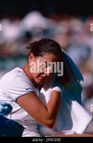 Yugoslavian tennis player Monica Seles, 1990s Stock Photo