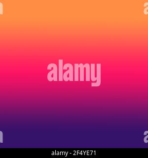 Abstract tri-color background. The background is orange, purple, and blue.  Stock Photo