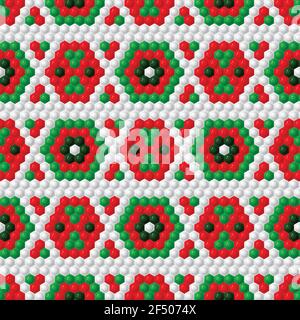 Hexagon color stripes wallpaper Stock Vector