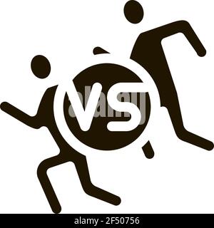 Running Sport Icon Vector Glyph Illustration Stock Vector