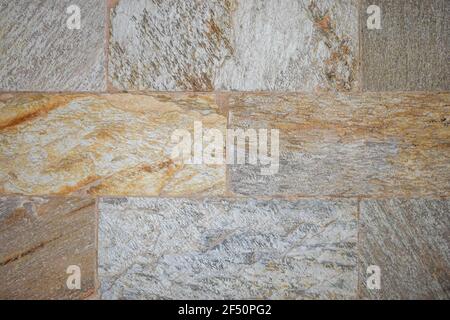 Wall texture with rectangular tiles Stock Photo