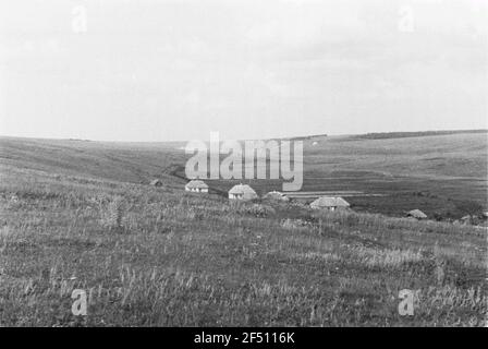 Second World War. Russia, Belgorod Oblast. Part view of Ivanowka Stock Photo