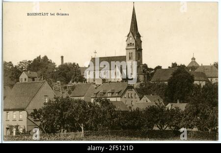 View of Hohnstädt, Church Hohnstädt. View of Hohnstädt, Church Stock Photo