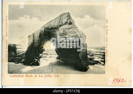 Cathedral Rock at la Jolla LAI. CATHEDRAL ROCK AT LA WHO Stock Photo