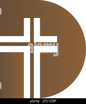 Chruch icon logo sign vector design illustration template Stock Vector