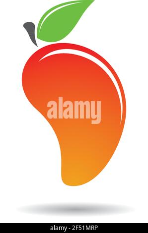 Mango logo template vector icon illustration design Stock Vector