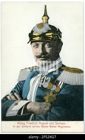 King Friedrich August von Saxony in Uniform Dresden. King Friedrich August von. Saxony in uniform Stock Photo