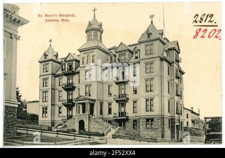 St. Marys Hospital Astoria, Oregon. St. Mary's Hospital (1905) Stock Photo