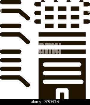 analysis of functions of parts of residential building doodle icon hand ...