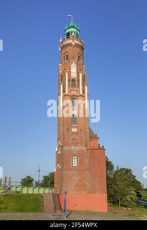geography / travel, Germany, Bremen, Bremerhaven, Loschenturm (tower) in the new harbour in Bremerhave, Additional-Rights-Clearance-Info-Not-Available Stock Photo