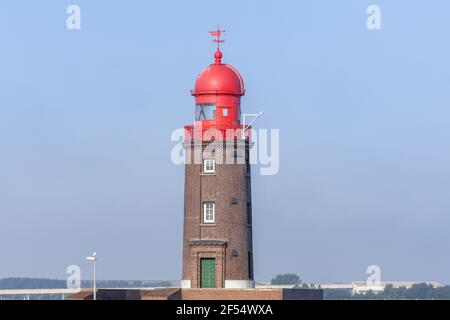 geography / travel, Germany, Bremen, Bremerhaven, lighthouse at the Geestemole in Bremerhaven, Hanseat, Additional-Rights-Clearance-Info-Not-Available