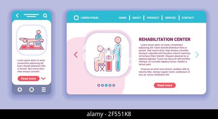 Stop violence web banner and mobile app kit. Harassment, social abuse and bullying.  Stock Vector