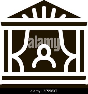 ancient amphora glyph icon vector illustration Stock Vector Image & Art ...