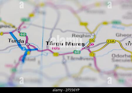 Targu Mures Shown On A Geography Map Or Road Map Stock Photo Alamy Targu Mures Shown On A Geography Map Or Road Map 2f556yp 