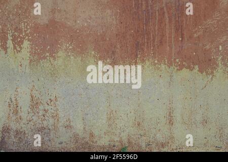 Old rusty and battered metal background Stock Photo