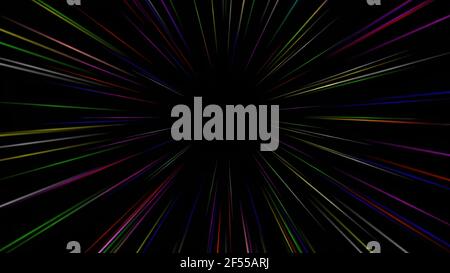 Black surface with colorful flashing lights for wallpaper or background ...