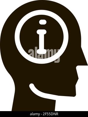 witness icon Vector Glyph Illustration Stock Vector