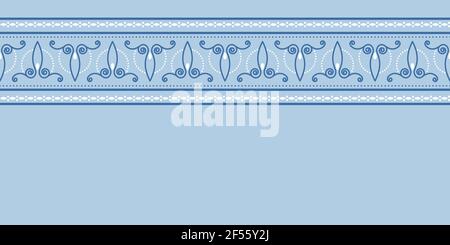 Beautiful square frame, seamless pattern. Festive design. Vintage border. Vector illustration EPS10. Stock Vector