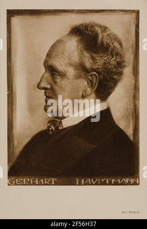 Gerhart Hauptmann. . Stock Photo