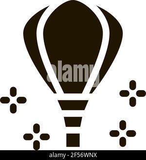 big balloon icon Vector Glyph Illustration Stock Vector