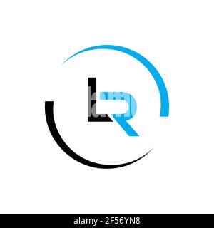 LR. Monogram of Two letters L & R. Luxury, simple, stylish and elegant ...