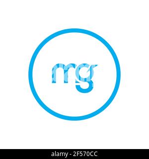 Initial MG Letter Logo Design Vector Template. Abstract Black Letter MG Logo  Design Royalty Free SVG, Cliparts, Vectors, and Stock Illustration. Image  140900825.