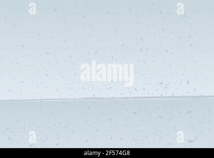 Textured speckled paper background with fold, vector. Stock Vector
