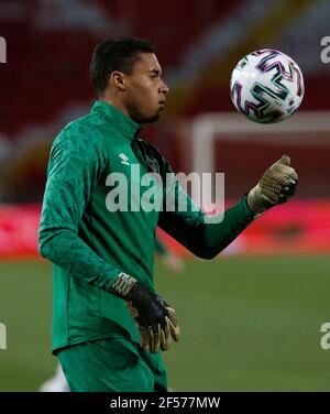 Republic of Ireland goalkeeper Gavin Bazunu after the 2022 FIFA World Cup  Qualifying match at the Aviva Stadium, Dublin. Picture date: Saturday  September 4, 2021 Stock Photo - Alamy