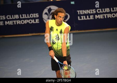 Dustin BROWN Germany during the Play In Challenger 2021, ATP Challenger tennis tournament on March 22, 2021 at Marcel Bernard complex in Lille, France - Photo Laurent Sanson / LS Medianord / DPPI / LiveMedia Stock Photo