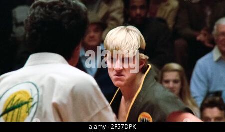 WILLIAM ZABKA, THE KARATE KID, 1984 Stock Photo - Alamy