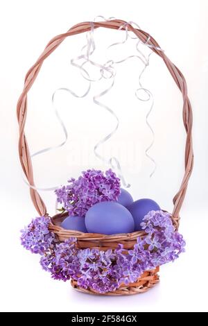 Easter colorful eggs Stock Photo
