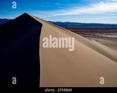 The Ibex dunes in remote Death Valley National Park, California, USA Stock Photo