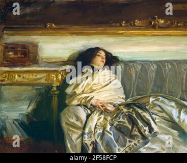 John Singer Sargent Nonchaloir (Repose) - 1911 Stock Photo