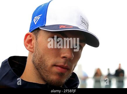 File photo dated 13-07-2019 of Pierre Gasly. Issue date: Thursday March 25, 2021. Stock Photo