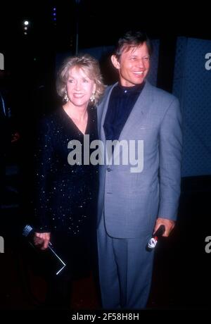 Westwood, California, USA 20th May 1996 Actor Michael York and wife Pat York attend Paramount Pictures' 'Mission Impossible' Premiere on May 20, 1996 at Mann Bruin Theatre in Westwood, California, USA. Photo by Barry King/Alamy Stock Photo Stock Photo