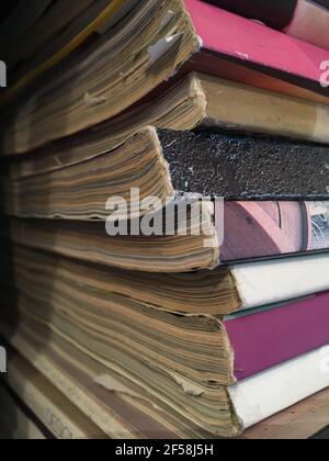 stacked magazines Stock Photo