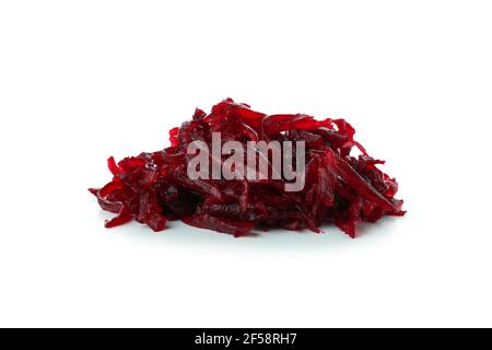 Fresh sliced beet isolated on white background Stock Photo