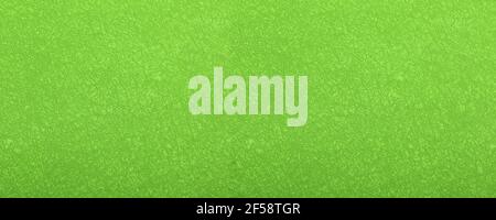 Clean green leather fullframe texture. High resolution. Empty color leatherette closeup macro background Stock Photo