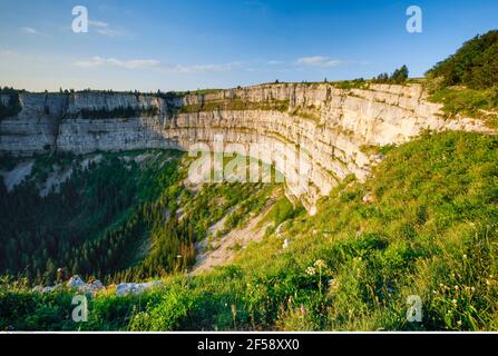 geography / travel, Switzerland, Neuenburg, Creux du Van, Additional-Rights-Clearance-Info-Not-Available Stock Photo