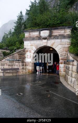 Entrance To Kehlsteinhaus Known As Hitler's Eagles Nest In Bavaria Obersalzberg Germany Stock Photo