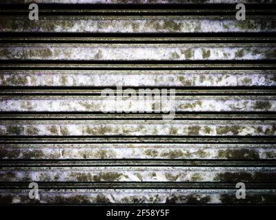 Garage door texture background for design with copy space Stock Photo