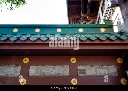 Minh Thanh Pagoda, Pleiku City, Gia Lai, Vietnam - March 6, 2021: Minh Thanh Pagoda is considered as an attractive tourist attraction of Pleiku - Gia Stock Photo