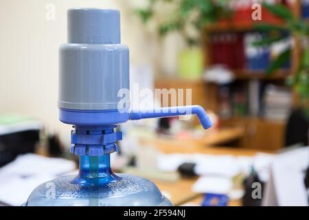 Large Water Dispenser In The Office With Cold And Hot Taps Stock Photo -  Download Image Now - iStock