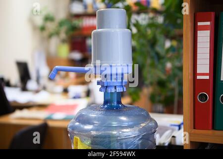 Large Water Dispenser In The Office With Cold And Hot Taps Stock Photo -  Download Image Now - iStock